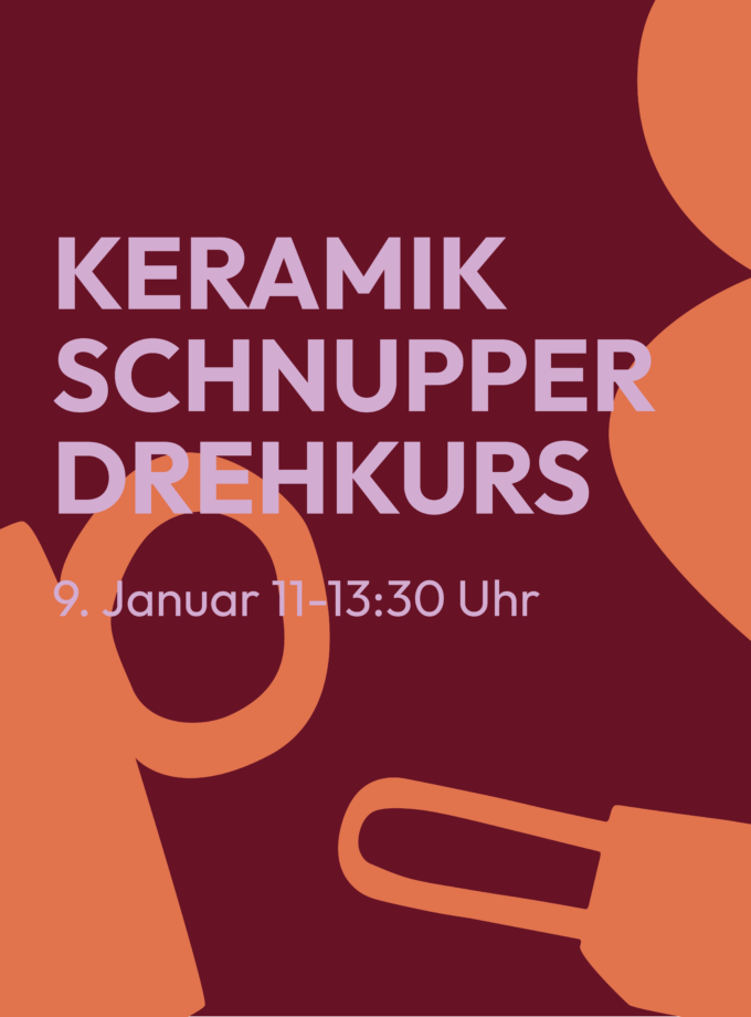 Keramik Schnupperdrehkurs<br> 9.1.27<br> 11-13:30 Uhr